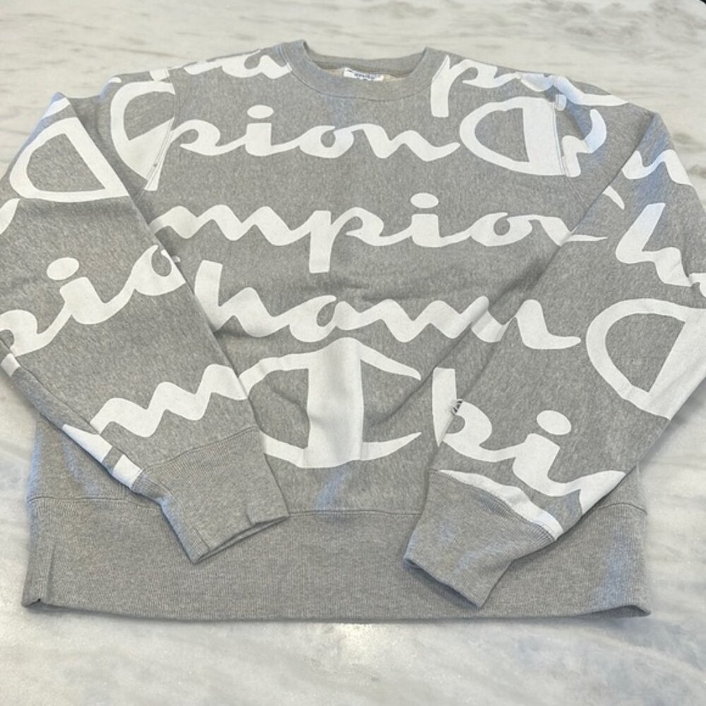 Champion Reverse Weave All Over Pattern Pullover - image 1